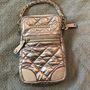 MZ Wallace rose gold micro Crosby